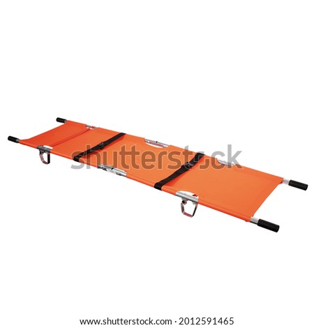 Stretcher to lift the patient or injured person ストックフォト © 