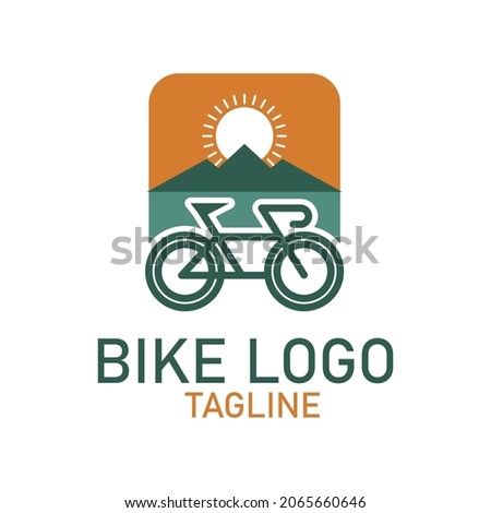 bicycle bike emblem ride cycle logo