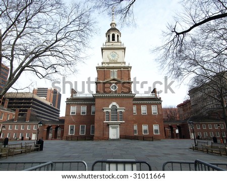 Historic Independence Hall National Park in Philadelphia