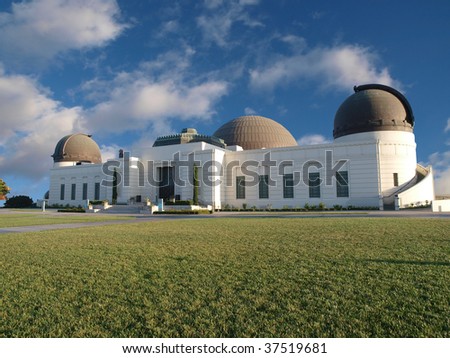 Griffith Park Observatory, famous Los Angeles city owned landmark.