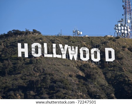 HOLLYWOOD, CALIFORNIA - February 27:  Hugh Hefner donates money to the Hollywood sign trust to protect 138 acres behind the sign from development, on February 27, 2011 in Los Angeles, California.