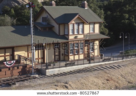Santa Susanna Train Station.  Owned by the Simi Valley Park District.