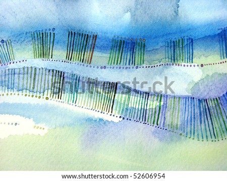 abstract illustrated background| hand made | watercolor | self made