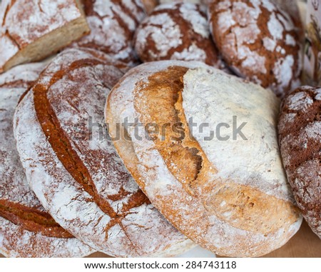 Close up of delicious Italian bread