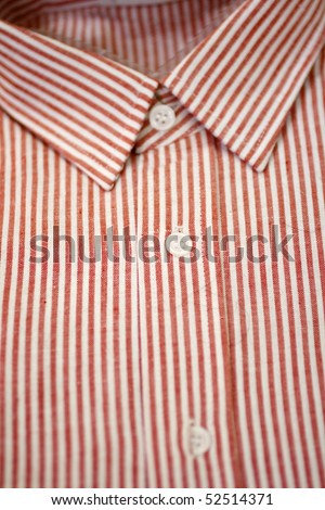 Red and white striped shirt