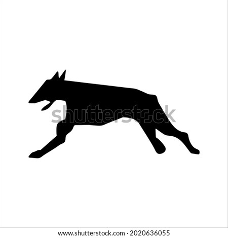 Creative animal doggy dog ​​sign logo design