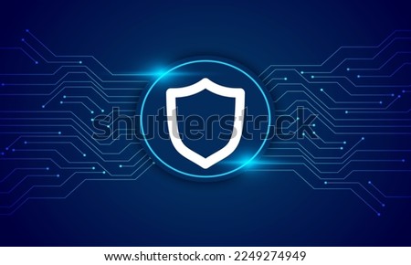 Trust Wallet Token (TWT) ypto currency with circuit line vector background . Trust Wallet Token (TWT)  crypto currency vector illustration on blue  background