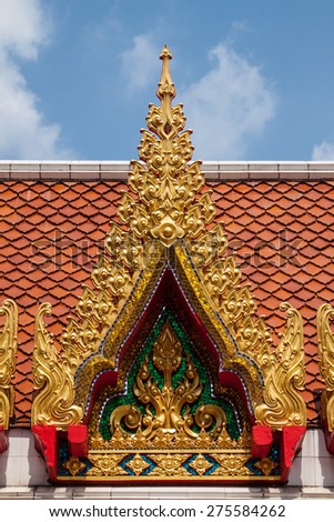 Religion and Art gable temple