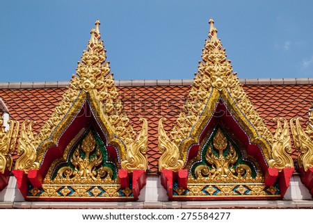 Religion and Art gable temple