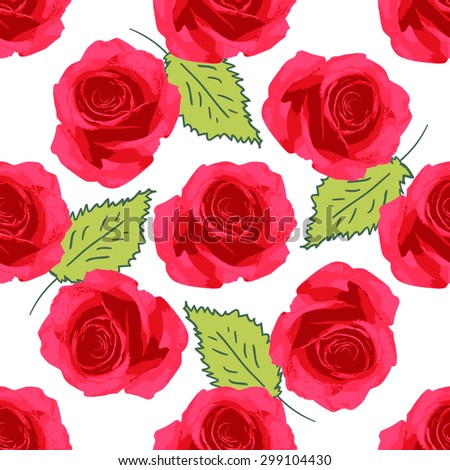 Vintage seamless abstract hand-drawn flowers pattern, background. Seamless pattern can be used for wallpaper, pattern fills, web page background, surface textures. Gorgeous seamless floral background.