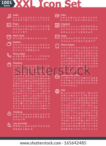 Vector XXL icon set