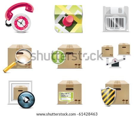 Vector shopping icon set and elements. Part 5