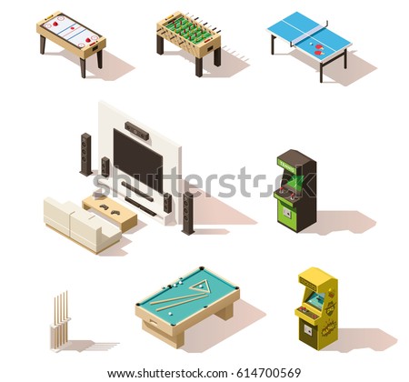 Vector isometric games set