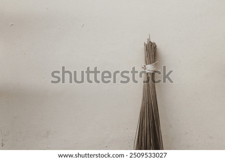 Similar – Image, Stock Photo Traditional handmade brooms at a bazaar in Adapazari in the province of Sakarya in Turkey