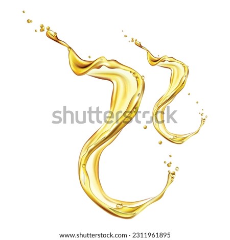 lubricant oil splashes. oil vector