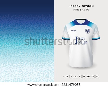 Jersey Design Template, Background mockup for sports jerseys, jersey, running jerseys, blue jersey