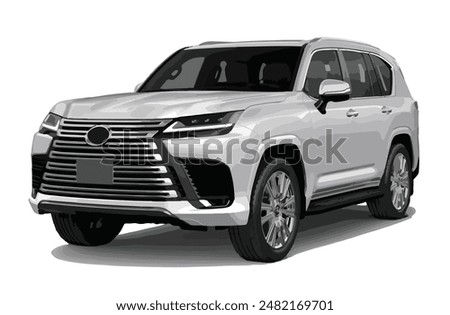 lexus lx 570 black icon logo sign Land Cruiser art Japan auto 3d suv 4wd 4x4 awd bmw ford gr car new off road trip grill fast tire tires big huge large style white class power white
