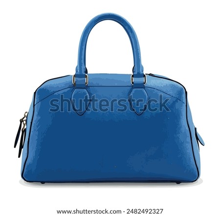 blue color icon logo sign symbol art buy hand bag box brown coco model woman lady female kit hold handle fancy gift wear vector coco detail model trend style Italy Paris carry cloth buy case Fendi
