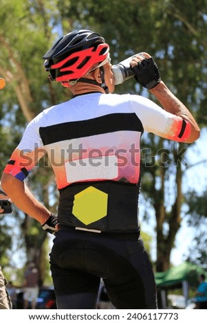 Similar – Image, Stock Photo man ciclyng on the street in Bilbao city Spain, mode of transport