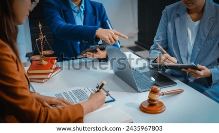 Similar – Image, Stock Photo matter of opinion Woman