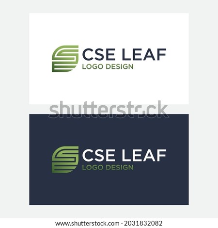 CSE LEAF LOGO DESIGN VECTOR