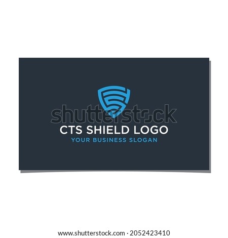 CTS SHIELD LOGO DESIGN VECTOR