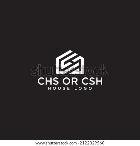 CHS OR CSH HOUSE LOGO DESIGN