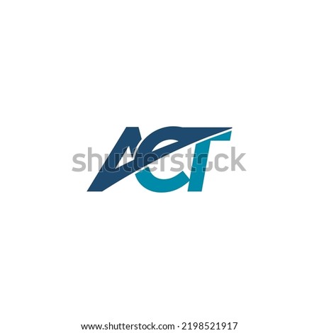 Letter ACT Logo Design Vector