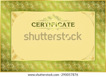 Frame for Certificate