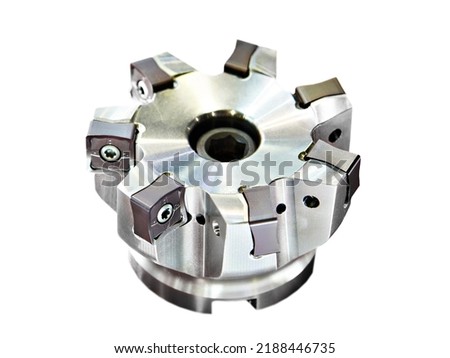 Milling cutter for metal isolated white background Сток-фото © 