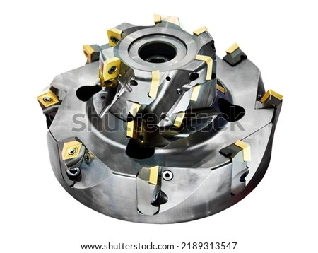 Special high performance milling cutter for metal isolated white background Photo stock © 