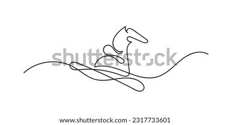 continuous line of witch hat.one line drawing of witch hat.minimalist line art of conical hat