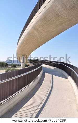 Empty Pedestrian Bridge