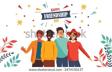 Similar – Image, Stock Photo friends Friends Friendship