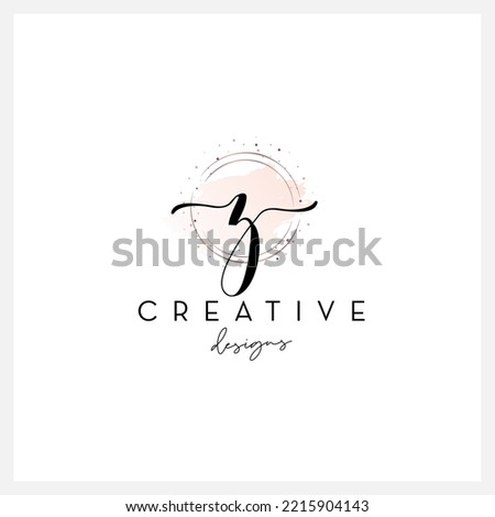 Handwriting letter Z logo, signature letter logo, suitable for business company.