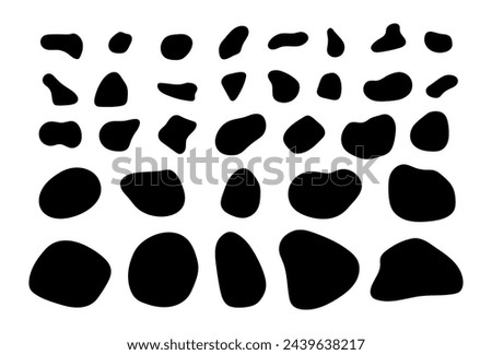 Similar – Image, Stock Photo Various pebbles on black sandy shore in sunlight