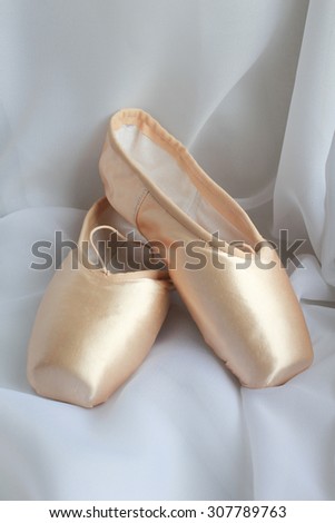 Pair of two ballet slippers