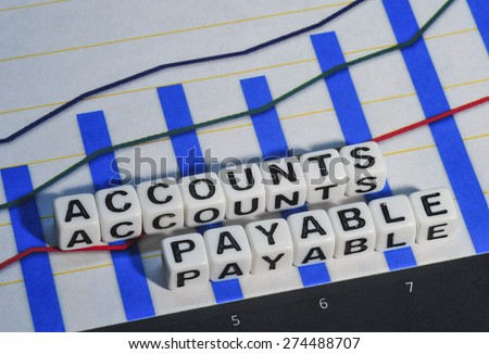 Business Term with Climbing Chart / Graph - Accounts Payable