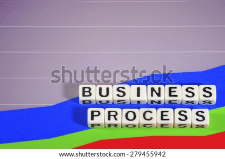 Business Term with Climbing Chart / Graph - Business Process
