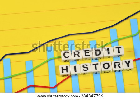 Business Term with Climbing Chart / Graph - Credit History