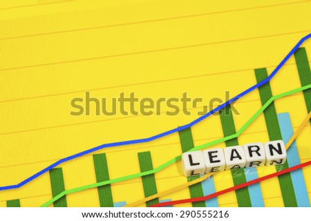 Business Term with Climbing Chart / Graph - Learn