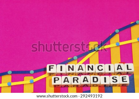 Business Term with Climbing Chart / Graph - Financial Paradise