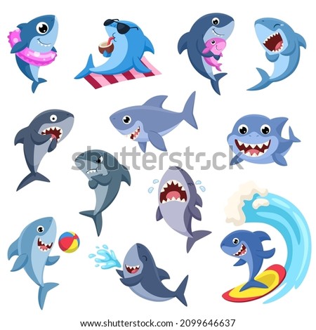 Smiling Shark Clipart | Free download on ClipArtMag