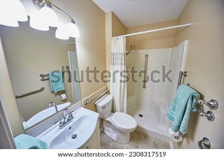 Similar – Image, Stock Photo retro bathroom