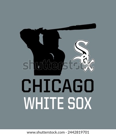 The silhouette of Chicago's all-time white Sox player