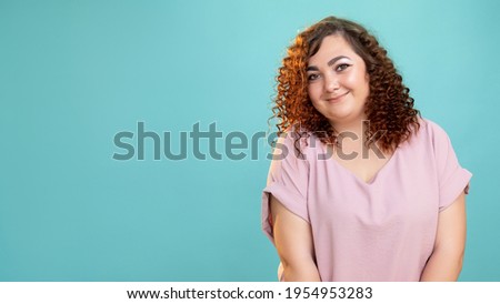 Similar – Image, Stock Photo Conceptual portrait of a woman amidst dark foliage, showing the concept of depression and isolation