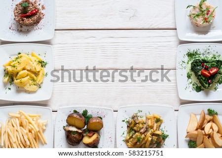 Similar – Image, Stock Photo Vegan buffet Vegan diet