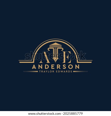 Creative Anderson Traylor Edwards logo vector template. The logo has been created by attached A T E.