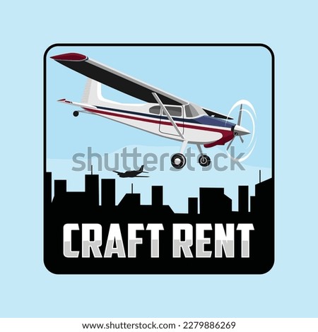 Aero craft aviation premium vector
