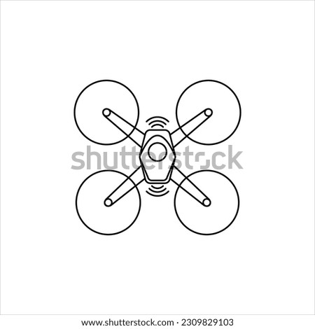 Drone vector icon,, iluustration vector off drone, for website, icon, sign, UI, apps development
